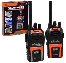 Geltonos trumpųjų bangų racijos „Walkie talkie“ (20 m)