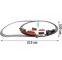 Didelis elektrinis traukinukas su pulteliu - TRAIN IN
