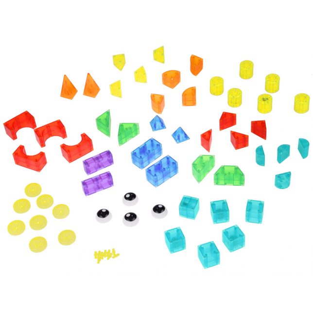 Magnetinis konstruktorius - Šviečiantys blokeliai