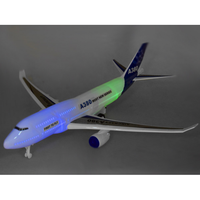 Didelis baltas lėktuvas su garsais - Airliner