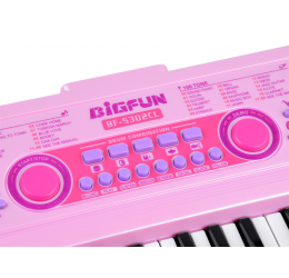 Rožinis pianinas - illuminated keys