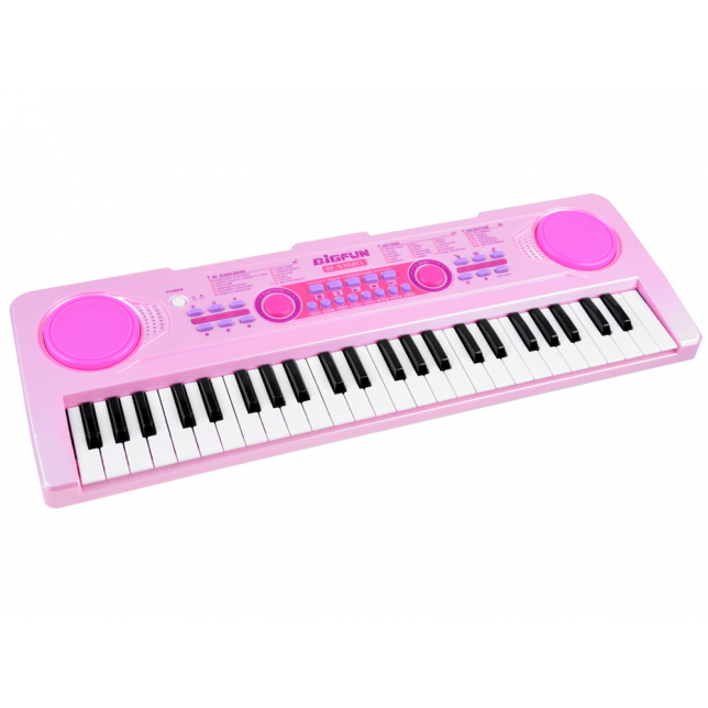 Rožinis pianinas - illuminated keys