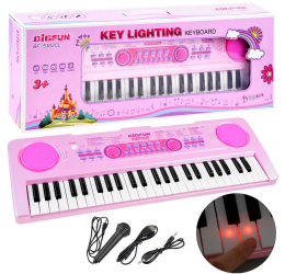 Rožinis pianinas - illuminated keys
