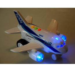 Baltas lėktuvėlis su garsais ir šviesomis - Aviation
