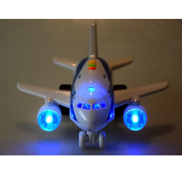 Baltas lėktuvėlis su garsais ir šviesomis - Aviation