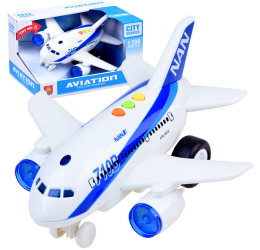 Baltas lėktuvėlis su garsais ir šviesomis - Aviation