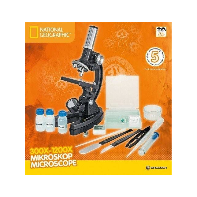 Mikroskopas National Geographic 300X – 1200X