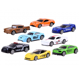 Metalinių automobilių komplektas, 8vnt.
