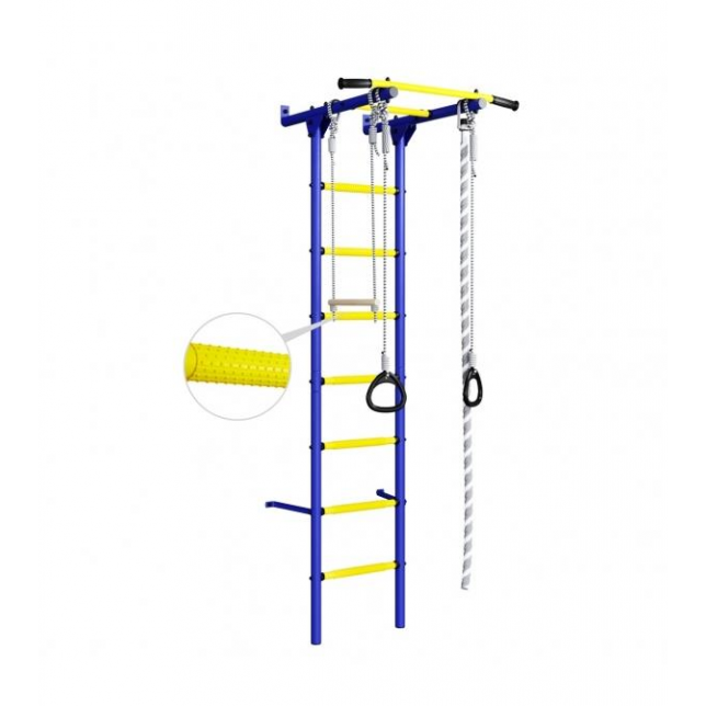 Sporto kompleksas ''Econom'' pilka-geltona, 220x49 cm.