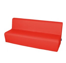 Minkšta trivietė sofa su PVC danga