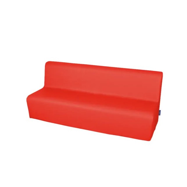 Minkšta trivietė sofa su PVC danga