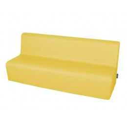 Minkšta trivietė sofa su PVC danga