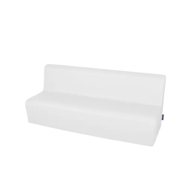 Minkšta trivietė sofa su PVC danga
