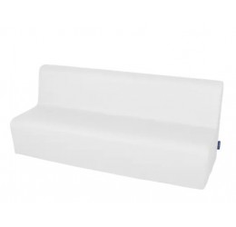 Minkšta trivietė sofa su PVC danga