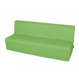 Minkšta trivietė sofa su PVC danga