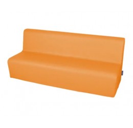 Didelė trivietė sofa su PVC danga