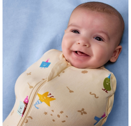 Kreminės spalvos ErgoPouch miegmaišis 3-6M 1.0TOG