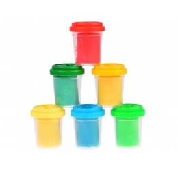 Plastilino rinkinys, 6 spalvos
