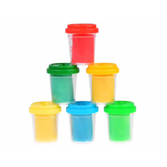 Plastilino rinkinys, 6 spalvos