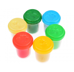 Plastilino rinkinys, 6 spalvos