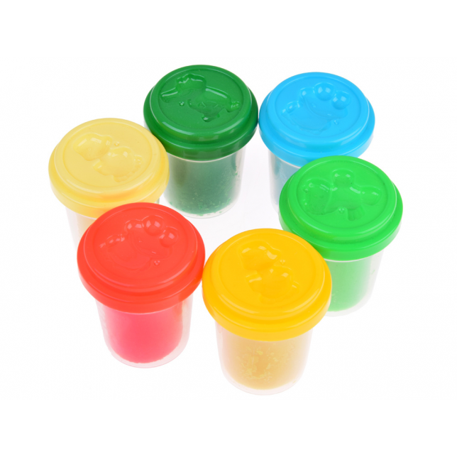 Plastilino rinkinys, 6 spalvos