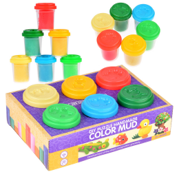 Plastilino rinkinys, 6 spalvos