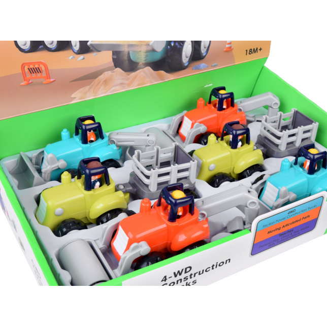 Mini statybinis traktorius