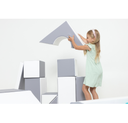 Minkštų kaladėlių komplektas "Building block" / 11 vnt.