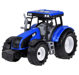 Mėlynas traktorius su šviesomis ir garsais ''Farm Tractor''