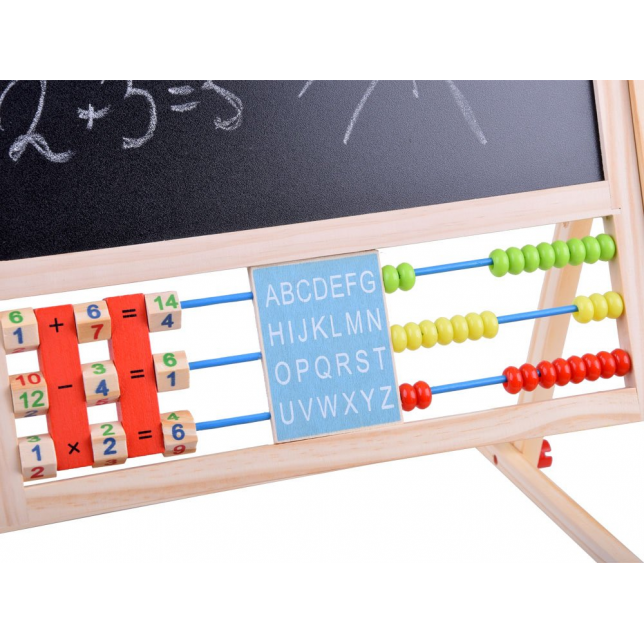 Pastatoma piešimo lenta 2 in 1 + magnetukai