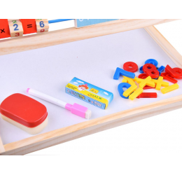 Pastatoma piešimo lenta 2 in 1 + magnetukai