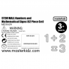 Masterkidz skaičiai  STEM sienelei 82 elementai
