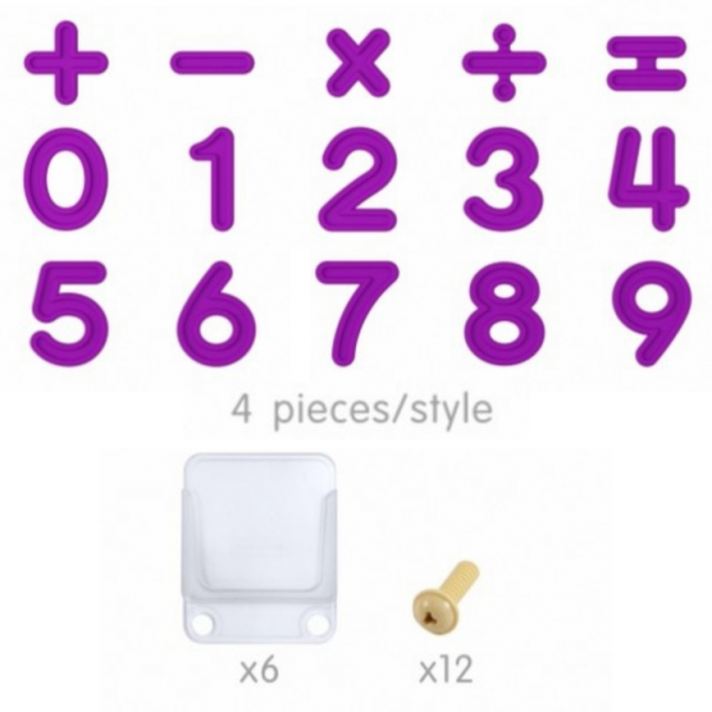 Masterkidz skaičiai  STEM sienelei 82 elementai