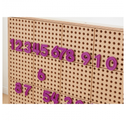 Masterkidz skaičiai  STEM sienelei 82 elementai