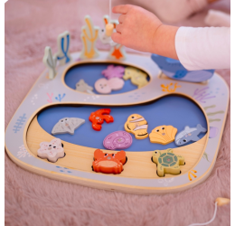 Tooky Toy medinis žaidimas ''Pagauk Žuvytę''