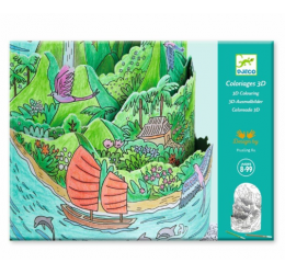 Djeco spalvinimo rinkinys, dioramos - Salos viršūnėje