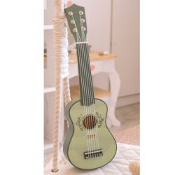Classic World žalios spalvos medinė gitara