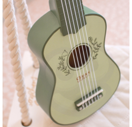 Classic World žalios spalvos medinė gitara