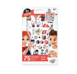 Tatuiruočių rinkinys ''Manga'' 75vnt.