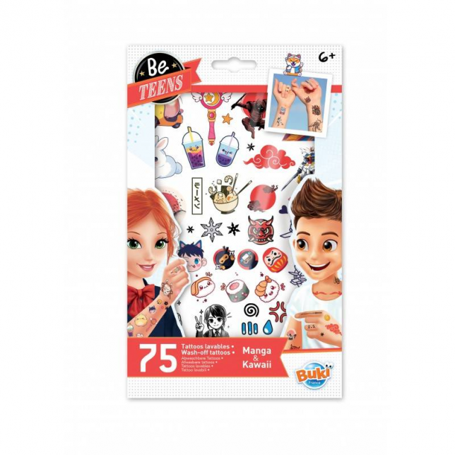 Tatuiruočių rinkinys ''Manga'' 75vnt.