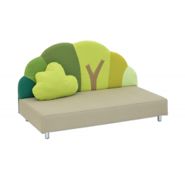 Spalvinga sofa "Miškas"