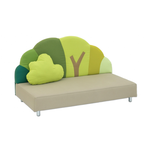 Spalvinga sofa "Miškas"