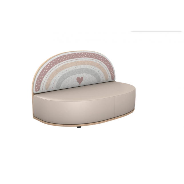 Akustinė sofa  vaikams "Vaivorykštė"