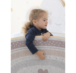 Akustinė sofa  vaikams "Vaivorykštė" su priedais