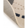Šviesus apvalus kilimas Juno Beige ø 120 cm