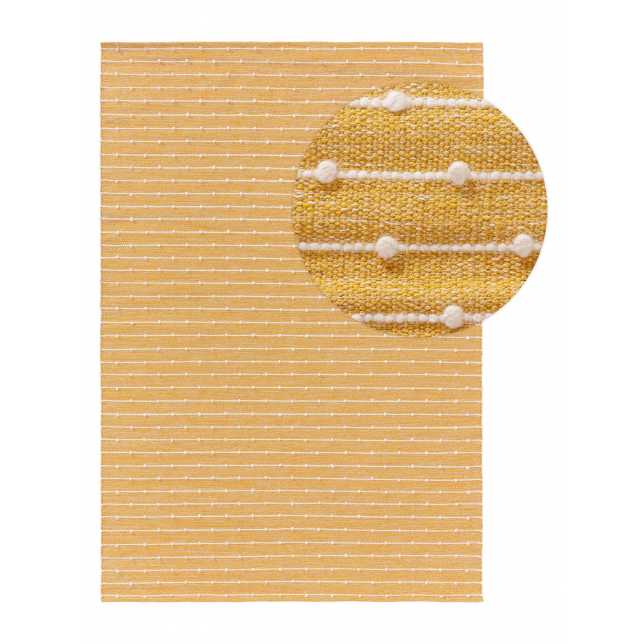 Vaikiškas medvilnės kilimas - Lupo Yellow