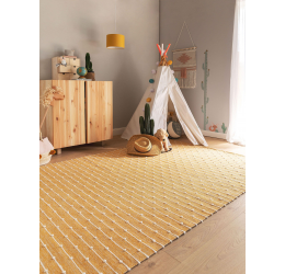 Vaikiškas medvilnės kilimas - Lupo Yellow