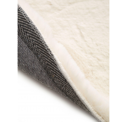 Širdelės formos kilimas Dave Cream 100x100 cm