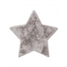 Ilgo plauko kilimas  Dave STAR  Grey 100x100 cm