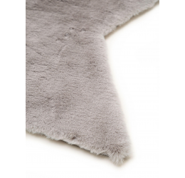 Ilgo plauko kilimas  Dave STAR  Grey 100x100 cm